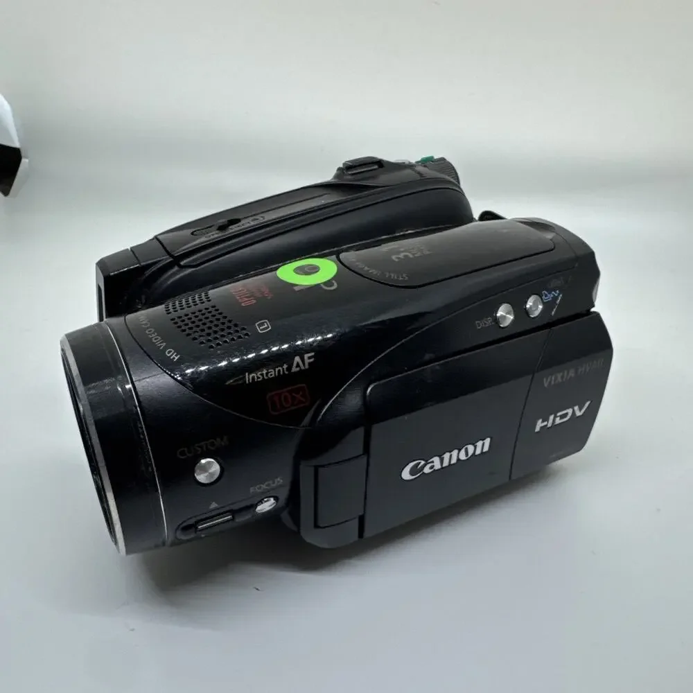 Canon VIXIA HV40 MiniDV HDV HD High Definition Camcorder Image Stabilized Zoom